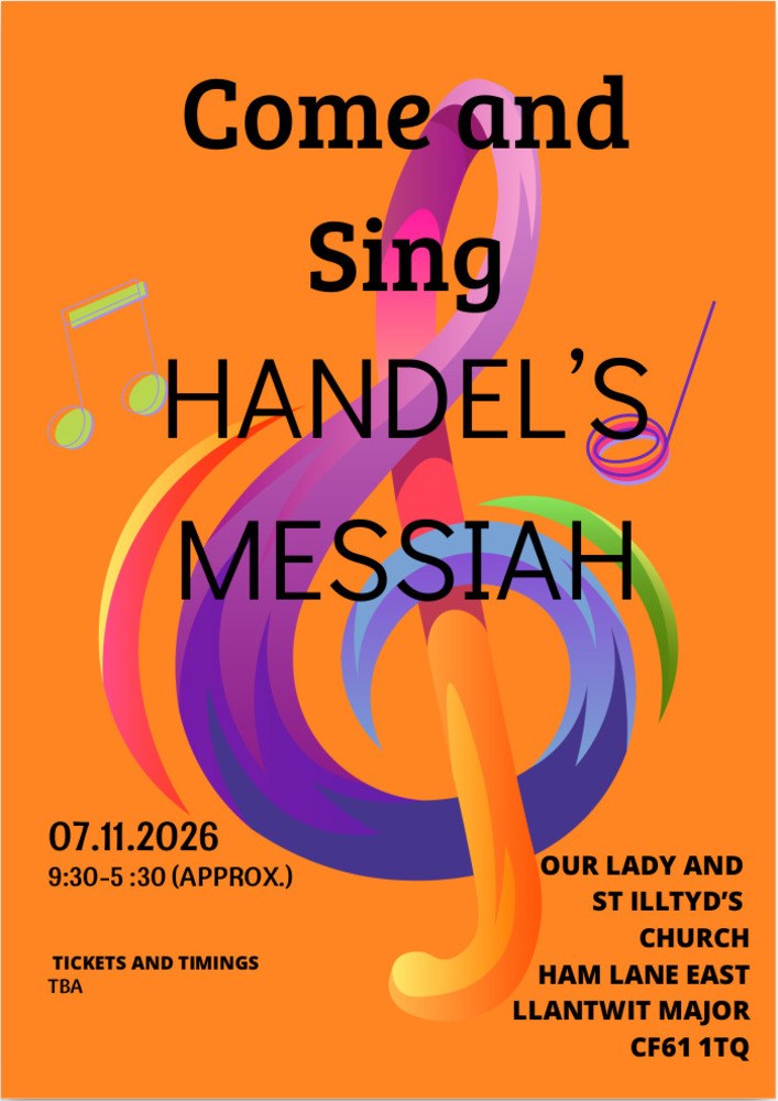 Come And Sing Handels Messiah 7th November 2026